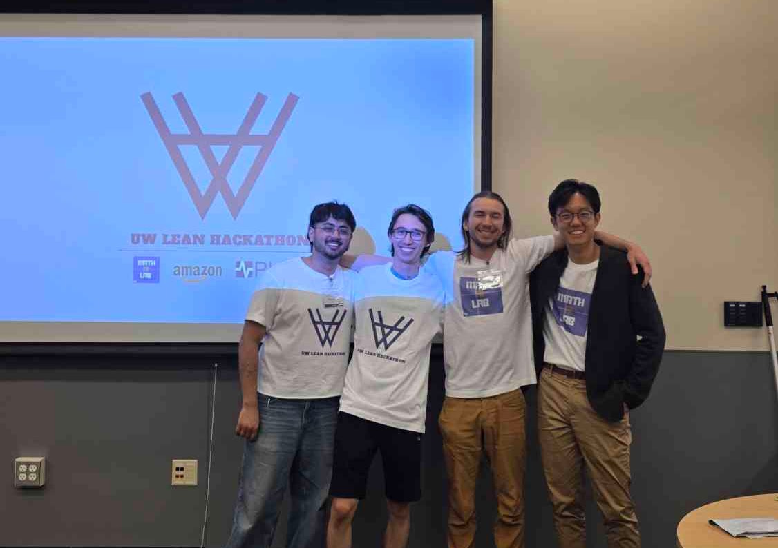 Organizers of the UW Lean Hackathon posing together